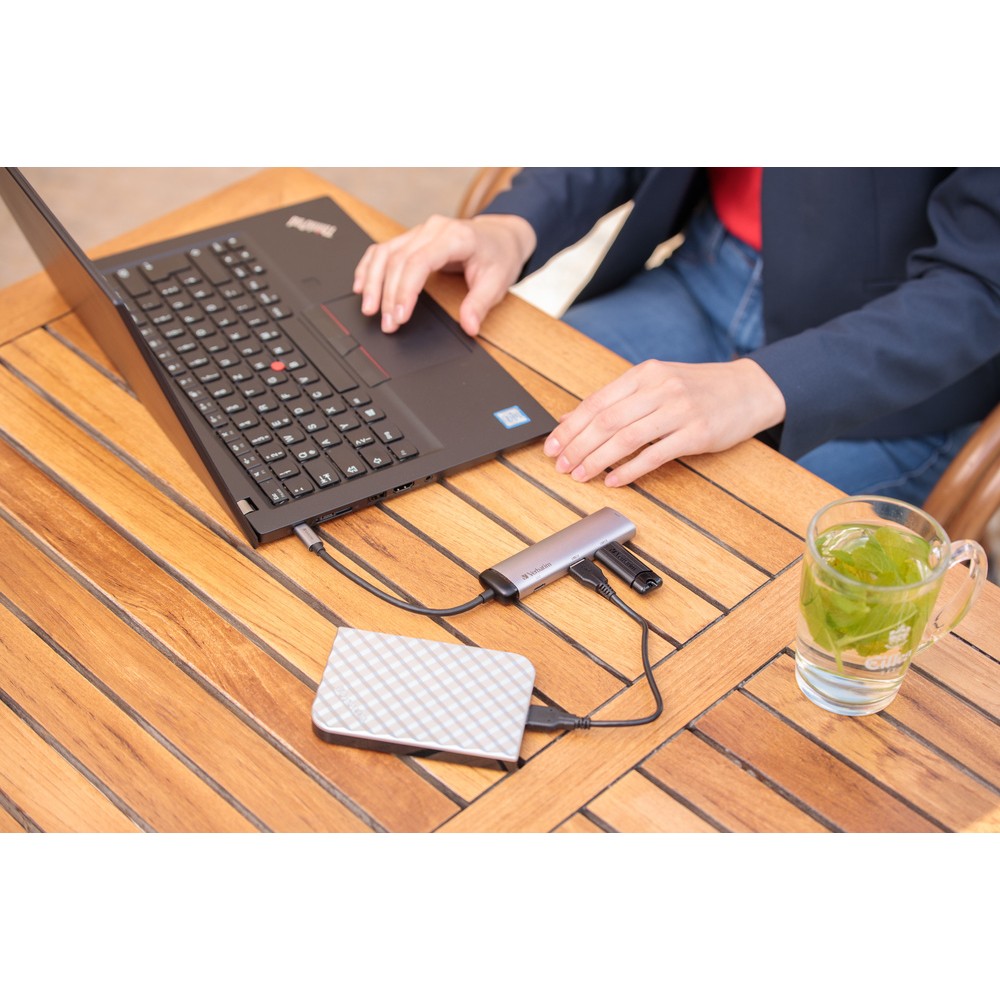 Многопортовый разветвитель Verbatim USB-C 2x USB 3.0/ HDMI