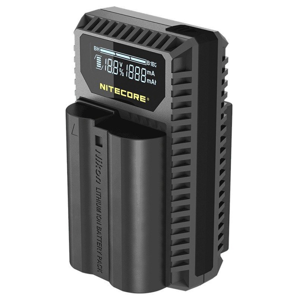 Зарядное устройство Nitecore UNK1 Dual Slot USB Charger для аккумуляторов EN-EL14/EN-EL14a и EN-EL15