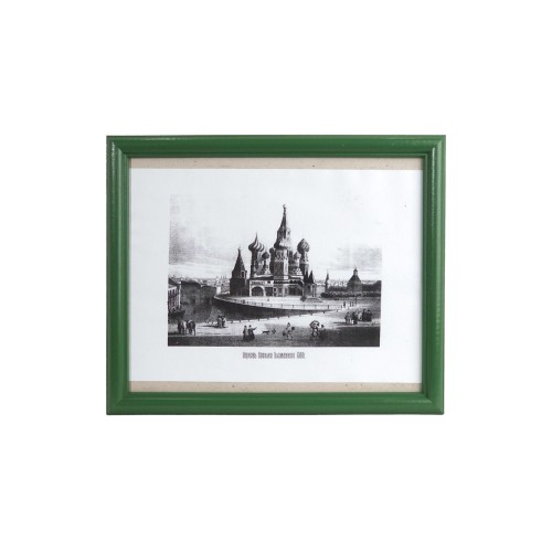 Фоторамка 24x30, дерево/стекло, зелёный (801140)