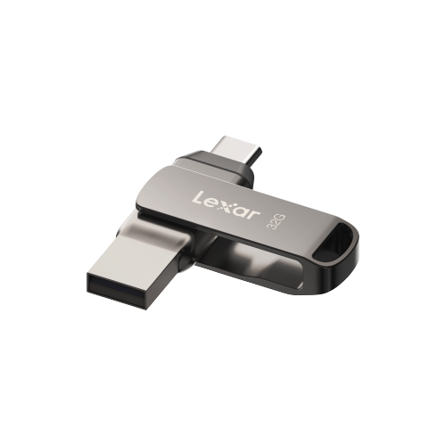 Флеш-накопитель Lexar JumpDrive Dual Drive D400 USB 3.1 Gen1 Type-C 32GB, R 100МБ/с