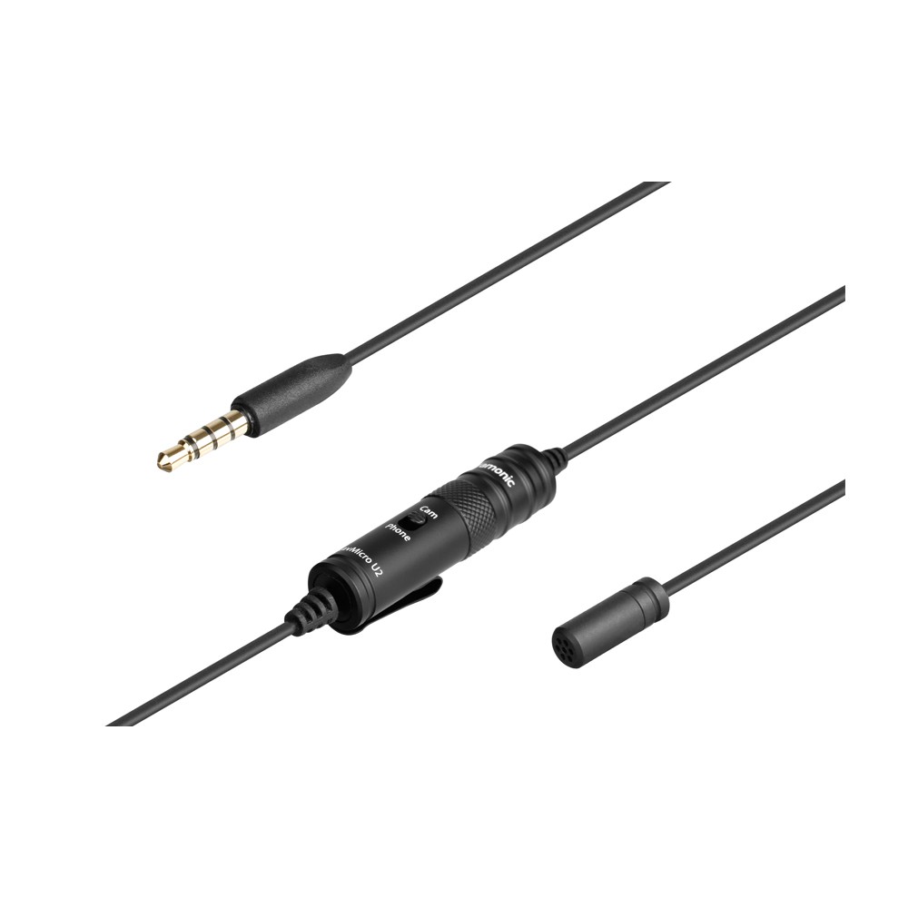 Микрофон петличный Saramonic LavMicro U2 с кабелем 6 м, разъем 3,5 мм TRRS
