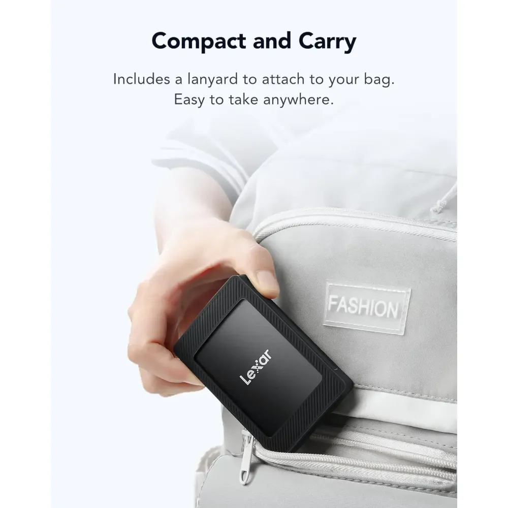 Внешний накопитель Lexar SL500 Portable SSD Magnetic Set USB 3.2 Gen 2x2 2TB, R/W 2000/1800 МБ/с