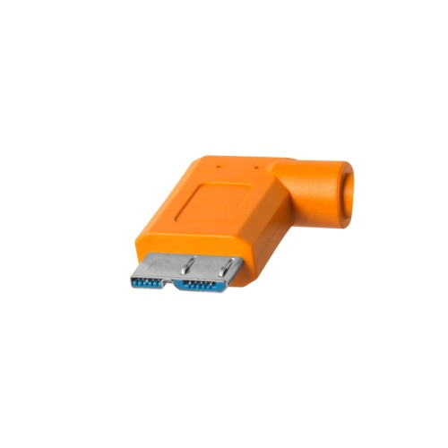 Кабель Tether Tools TetherPro USB-C to USB 3.0 Micro-B Right Angle 4.6m Orange [CUC33R15-ORG]
