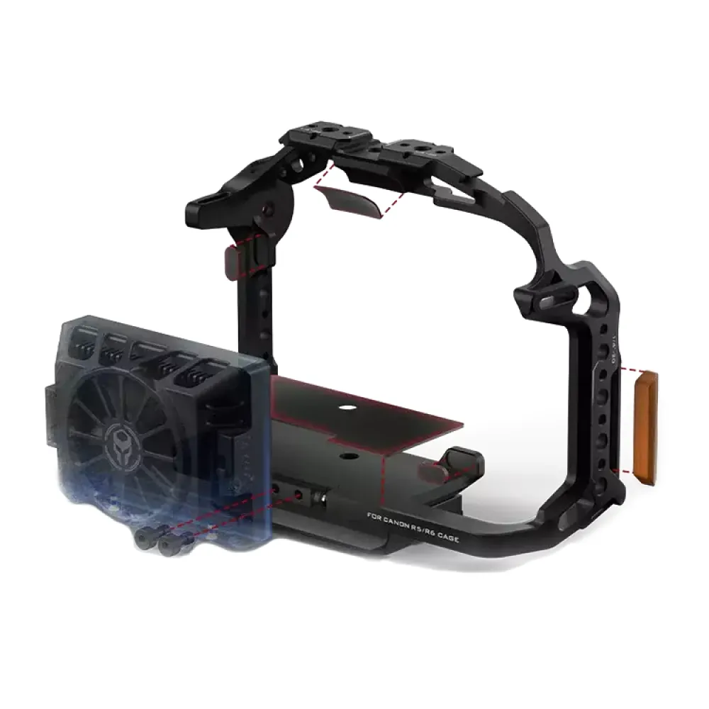 Клетка Tilta Camera Cage Kit V2 kit A для Canon R5 R6, черная (TA-T22-A-B-V2)