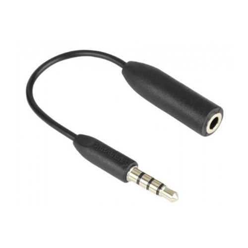Кабель Saramonic SR-UC201 переходник с 3,5 мм TRS "мама" на 3,5 мм TRRS "папа", длина 7 см