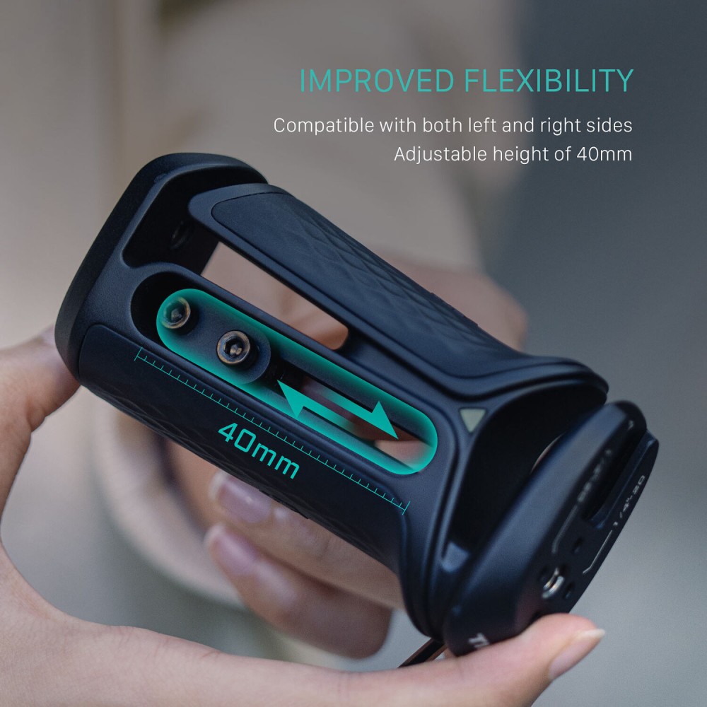 Боковая рукоятка Tilta Xeno с двойным креплением на винты 1/4" чёрная (TA-XSH4-B)