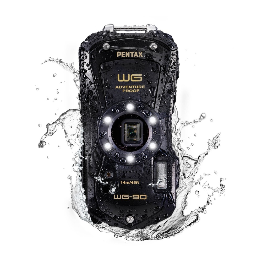 Фотоаппарат Pentax WG-90 водонепроницаемый черный