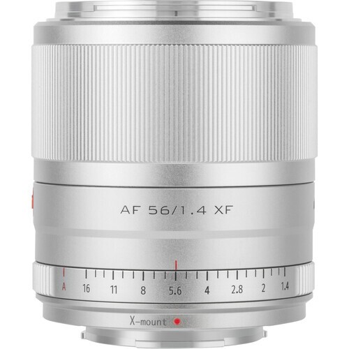 Объектив Viltrox AF 56mm F1.4 XF для Fujifilm X, серебристый
