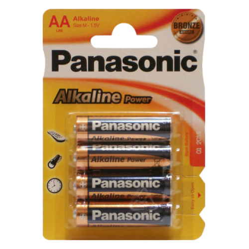 Батарейки Panasonic Alkiline power AA щелочные 4 шт
