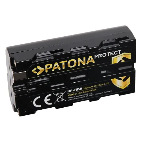 Аккумулятор Patona Protect аналог Sony NP-F550