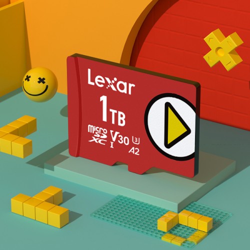 Карта памяти Lexar PLAY microSDXC 256GB UHS-I U3 V30 A2, R/W 160/100 МБ/с