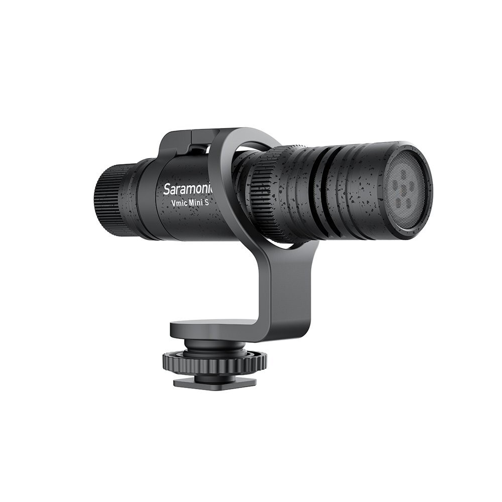 Микрофон накамерный Saramonic Vmic Mini S с изменяемой направленностью, разъем 3,5 мм TRRS/TRS