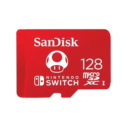 Карта памяти Sandisk Nintendo Switch microSDXC 128GB, UHS-I U3, R/W 100/90 МБ/с
