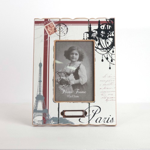 Фоторамка Innova Paris 10x15, МДФ/стекло, белый (PI04007)