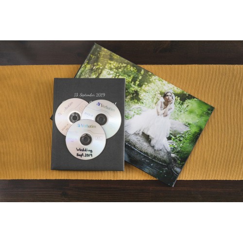 Оптический диск Verbatim DVD-R 4.7GB 16X AZO Matt Silver, Bulk, 50 шт