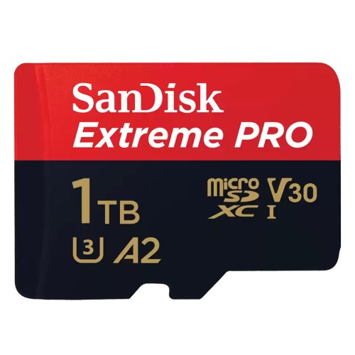 Карта памяти SanDisk Extreme Pro microSDXC 1TB UHS-I U3 V30 A2, R/W 160/90 МБ/с