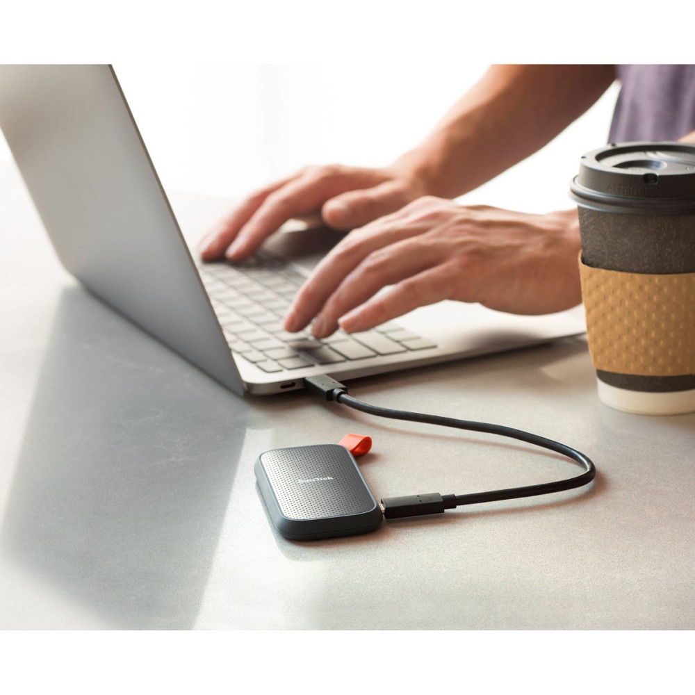 Внешний накопитель SanDisk Portable SSD (Updated Firmware) USB 3.2 Gen2 Type-C 1TB, R 800 МБ/с