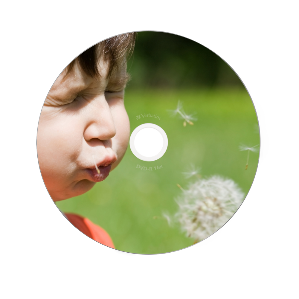 Оптический диск Verbatim DVD-R 4.7GB 16X AZO Wide Inkjet Printable ID Brand, Spindle, 25 шт
