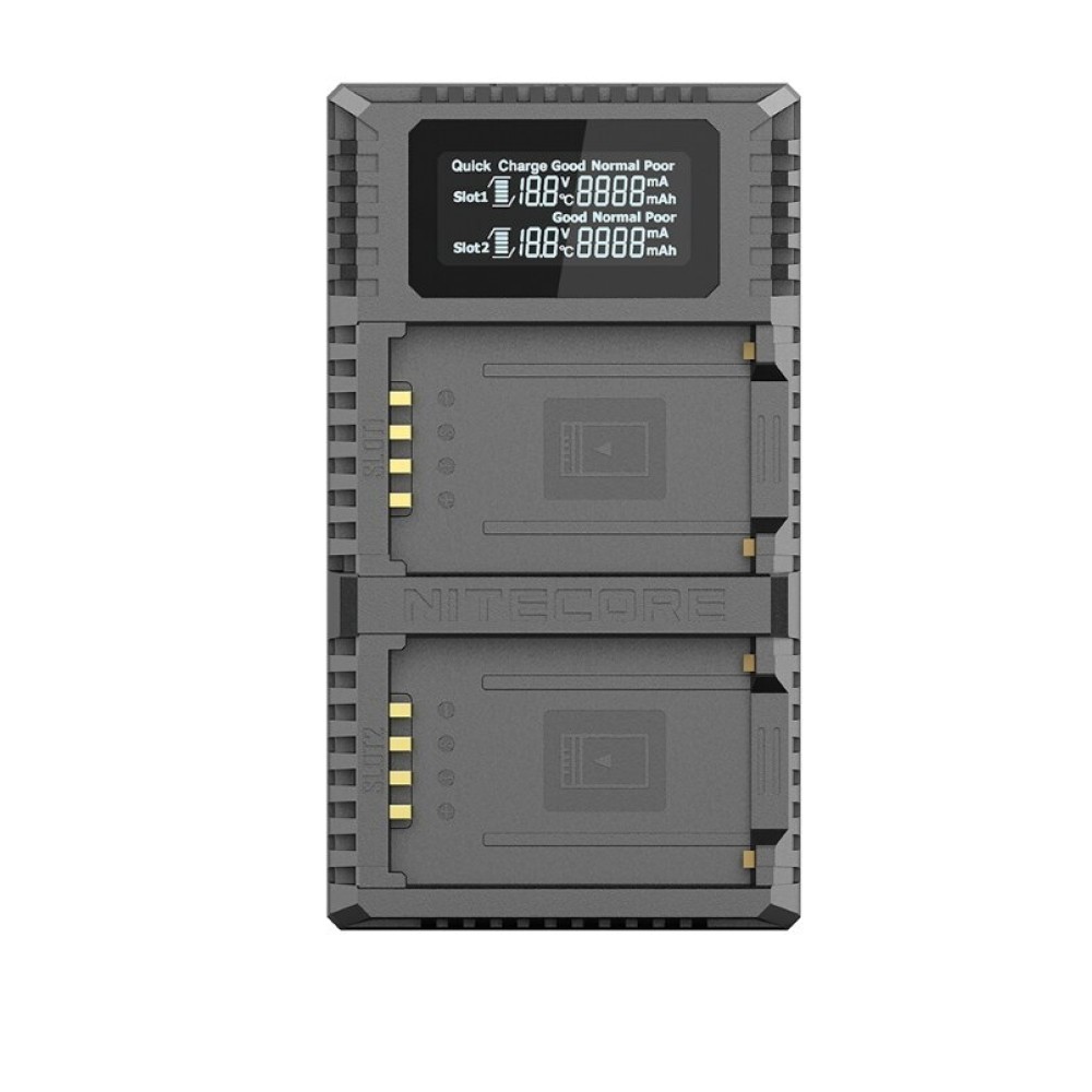 Зарядное устройство Nitecore FX2 PRO USB Charger для 2x аккумуляторов NP-T125
