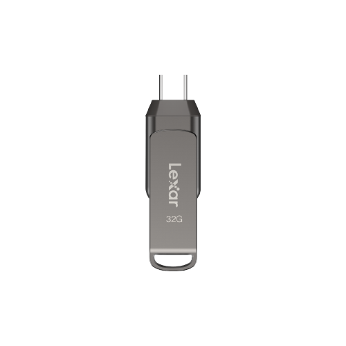 Флеш-накопитель Lexar JumpDrive Dual Drive D400 USB 3.1 Gen1 Type-C 32GB, R 100МБ/с