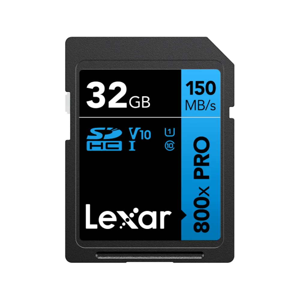 Карта памяти Lexar High-Performance 800x Blue PRO SDHC 32GB UHS-I U1 V10, R/W 150/45 МБ/с