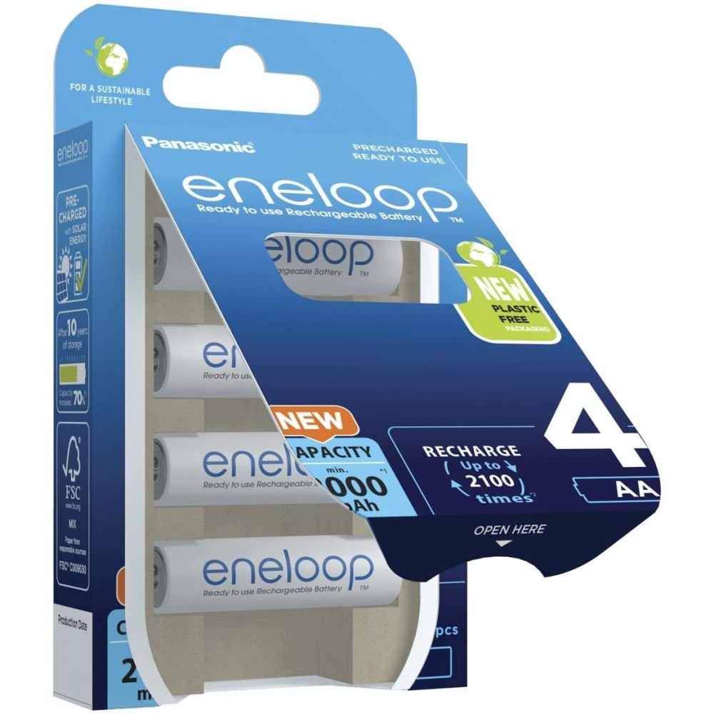 Аккумулятор Panasonic Eneloop BK-3MCDE/4BE 2000 mAh 4шт AA