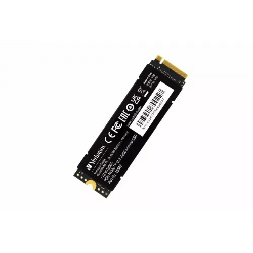 Внутренний накопитель Verbatim VI7000G SSD PCIe NVMe 1TB, R/W 7400/6700 МБ/с