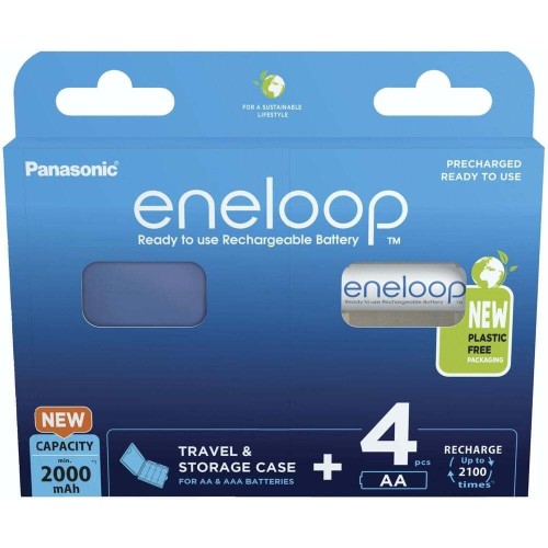 Аккумулятор Panasonic Eneloop BK-3MCDEC4BE 2000 mAh 4шт AA с кейсом