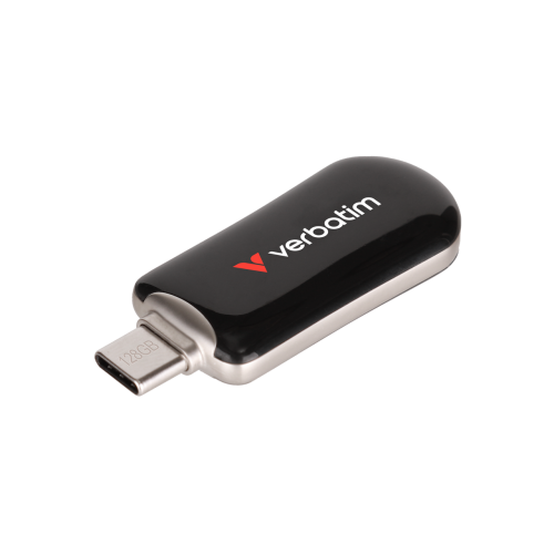 Внешний накопитель Verbatim Plectra USB 3.2 Gen1 Type-C 128GB, R 100 МБ/с