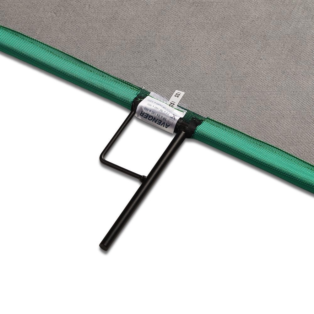 Флаг Avenger I650S Single Scrim Black 18х24'' (45х60см) черная сетка 0.8 stops