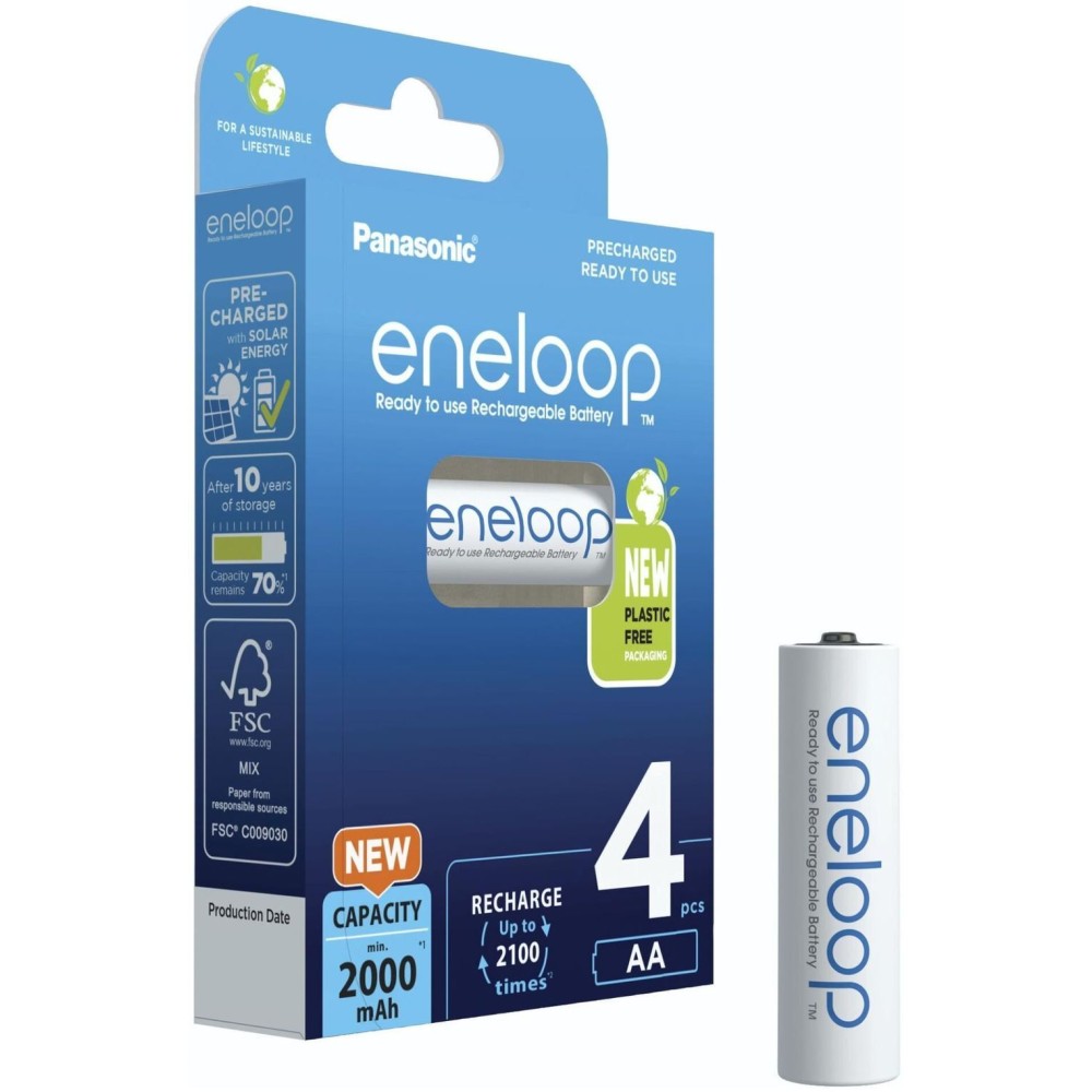 Аккумулятор Panasonic Eneloop BK-3MCDE/4BE 2000 mAh 4шт AA