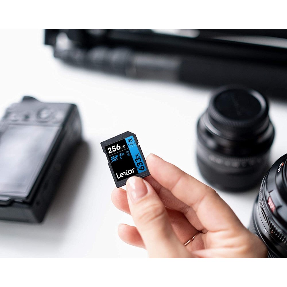 Карта памяти Lexar High-Performance 633x Blue SDXC 64GB UHS-I U3 V10, R/W 95/45 МБ/с