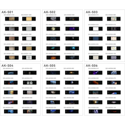 Набор слайдов Godox AK-S для насадки AK-R21