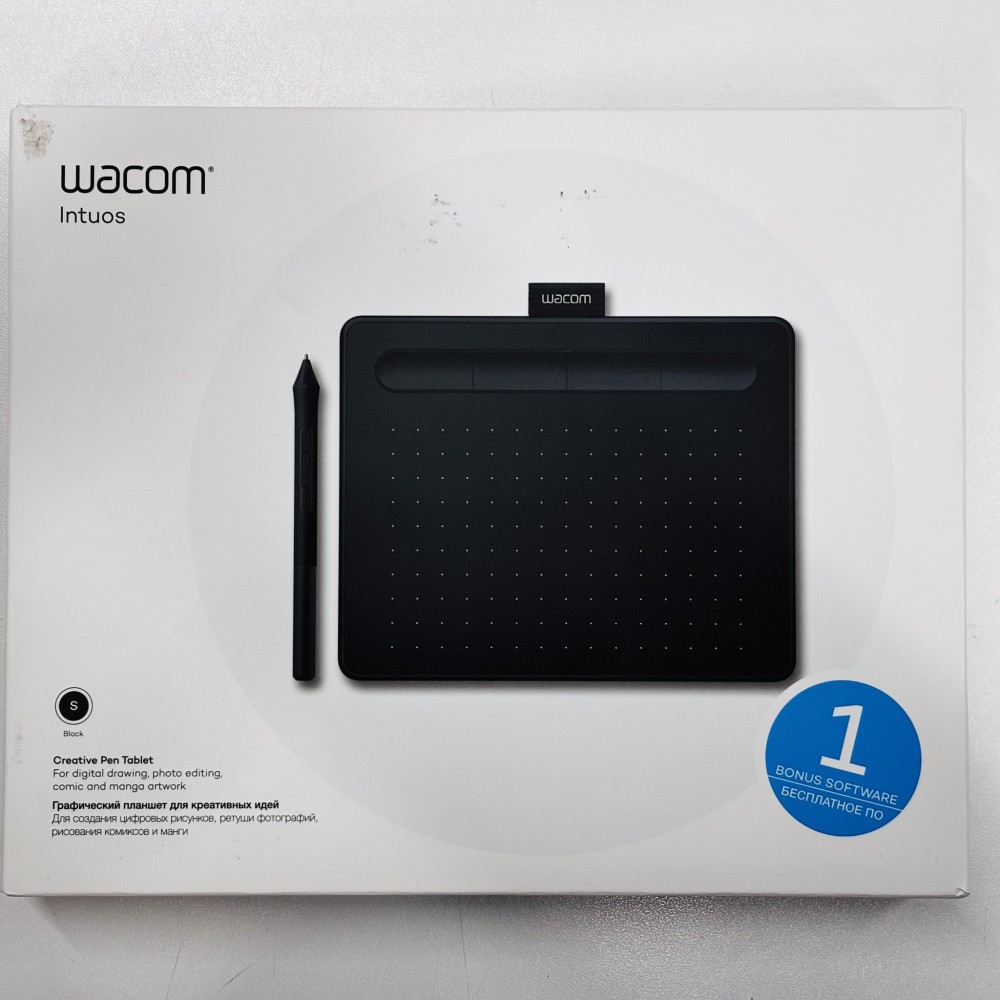 Графический планшет Wacom Intuos S черный (как новый)