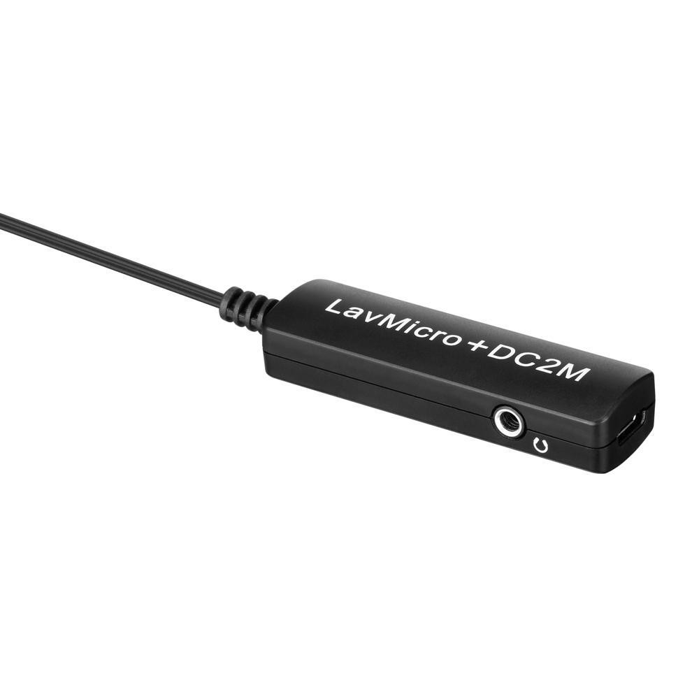 Микрофон петличный Saramonic LavMicro+ DC2M двойной, разъем Lightning, Type-C, USB-A