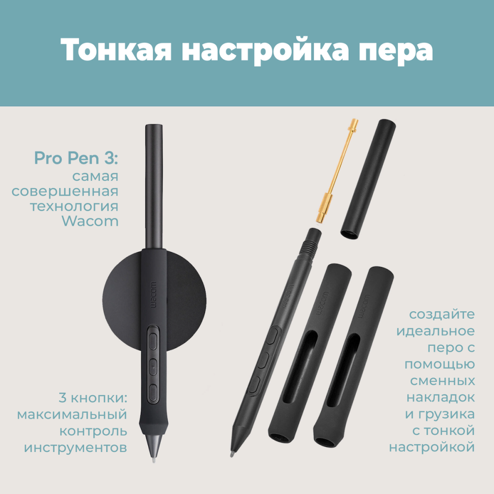 Графический планшет Wacom Intuos Pro Creative Pen Tablet Small (2025)