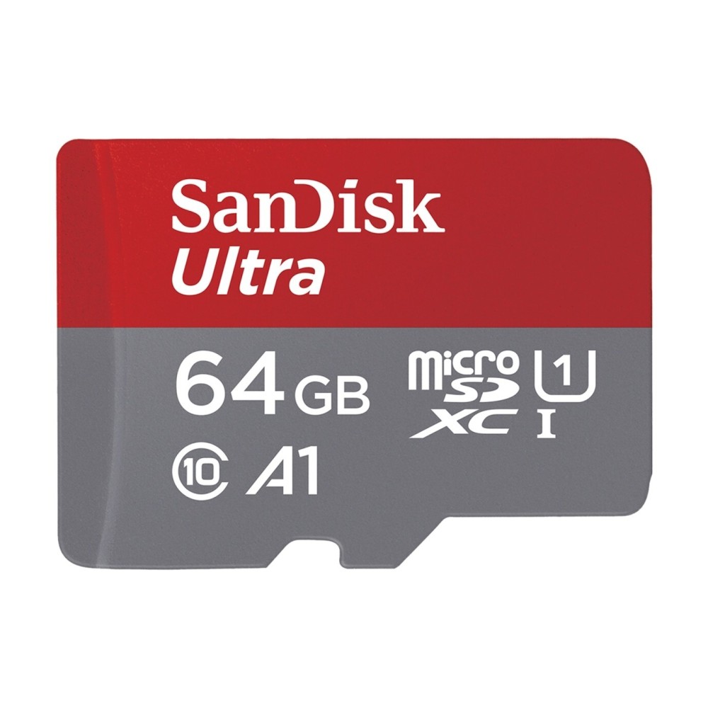 Карта памяти SanDisk Ultra microSDXC 64GB UHS-I U1 V10 A1, R 140 МБ/с