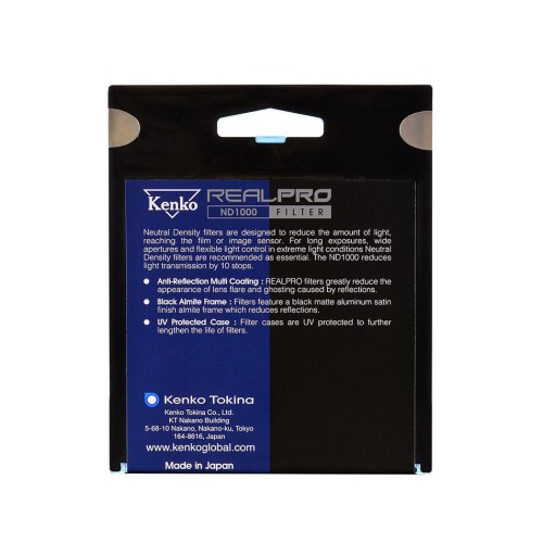 Светофильтр Kenko REALPRO ND1000 нейтрально-серый 72mm