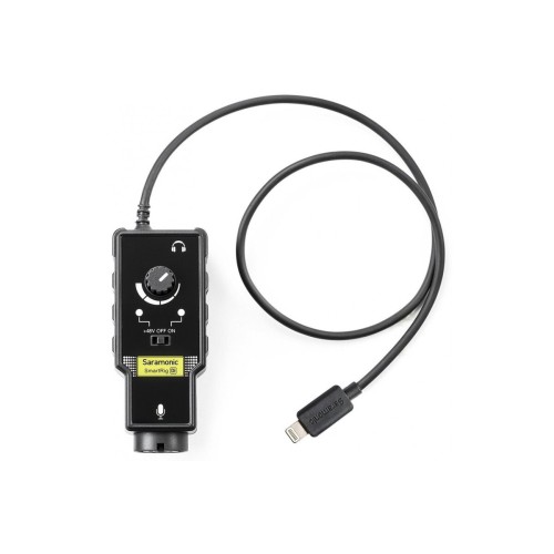Внешняя звуковая карта Saramonic SmartRig Di, вход: XLR / 1/4" / 3,5 мм; выход: Lightning