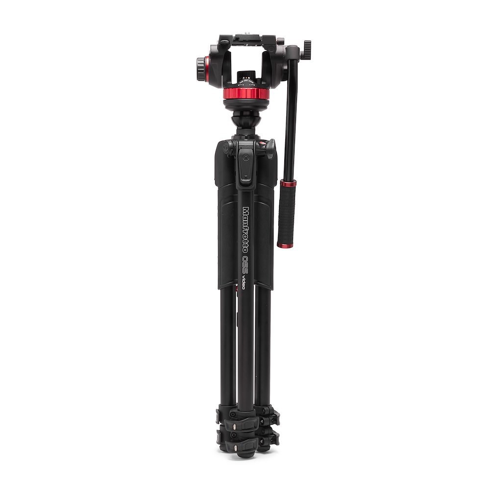 Видеоштатив Manfrotto MVK502055XPRO3V голова MVH502AH, штатив MT055ХPRO алюминиевый