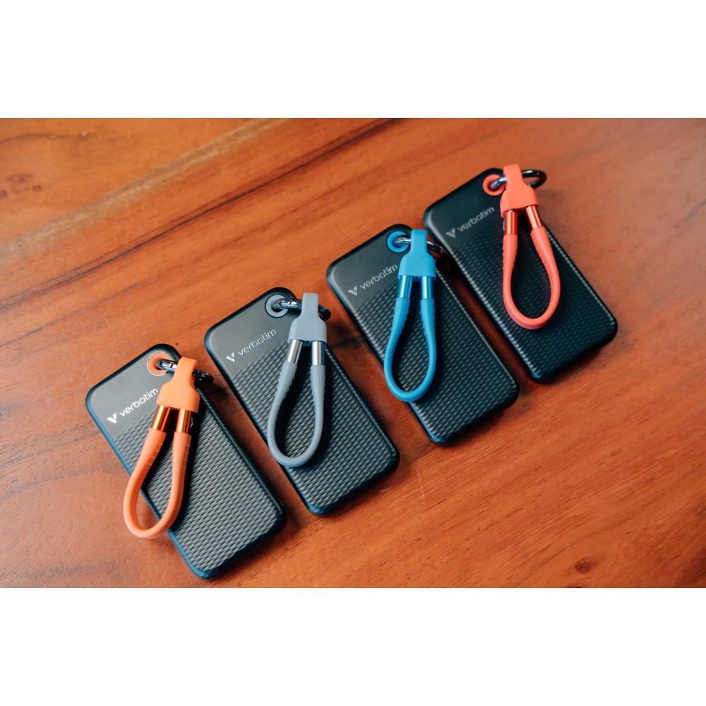 Внешний накопитель Verbatim Pocket SSD 1TB, USB 3.2 Gen2, R/W 1000/1000 МБ/с черный/серый