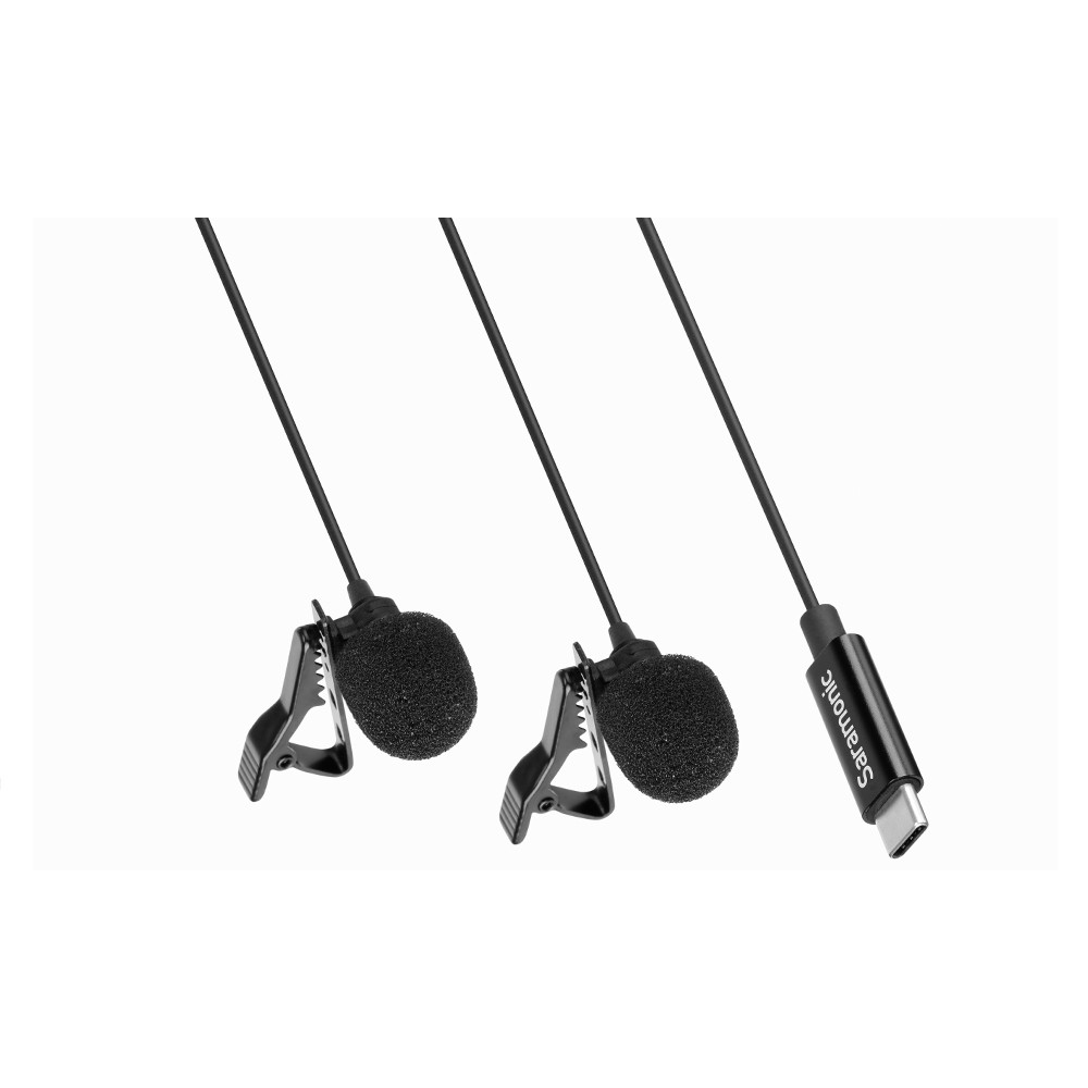 Микрофон петличный Saramonic LavMicro U3C двойной с кабелем 6 м, разъем Type-C