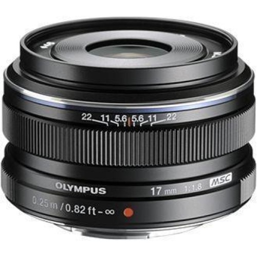 Объектив Olympus M.Zuiko Digital 17mm F1.8 черный