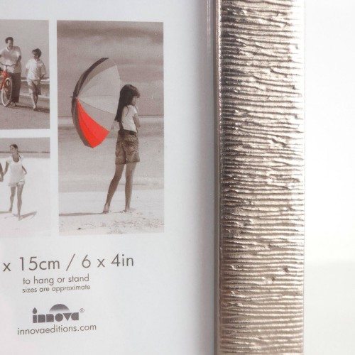 Фоторамка Innova Waterford 10x15, пластик/стекло, серебристый (PI03792)