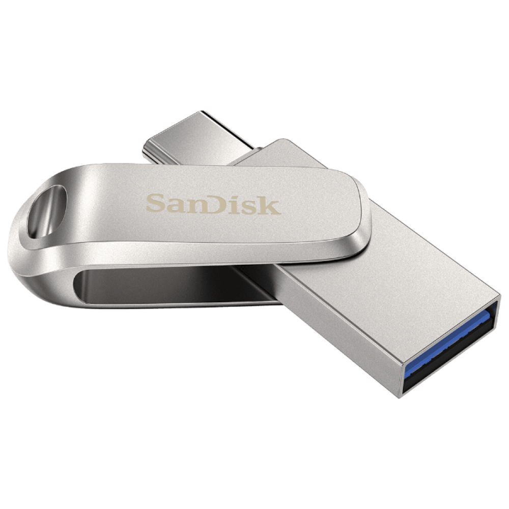 Флеш-накопитель SanDisk Ultra Dual Drive Luxe USB 3.2 Gen1 Type-C/USB-A 128GB
