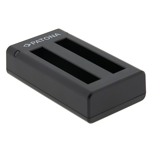 Зарядное устройство Patona Dual LCD USB для 2х аккумуляторов Insta360 X3