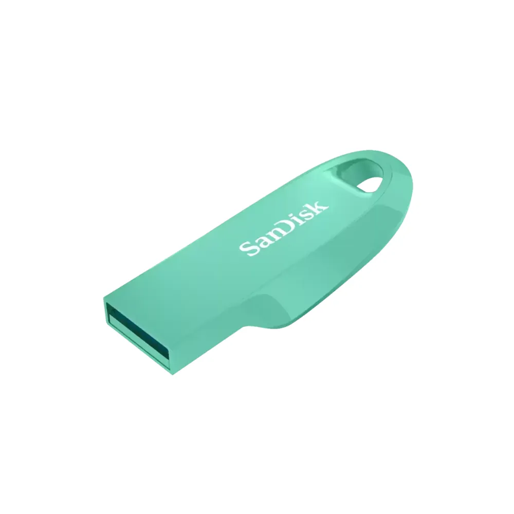 Флеш-накопитель SanDisk Ultra Curve USB 3.2 Gen1 128GB, R 100 МБ/с зеленый