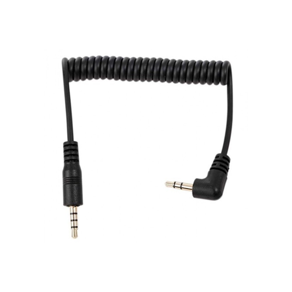 Кабель Saramonic SR-PMC2 3,5мм TRS - 3,5мм TRRS, спиральный длина 25-38 см