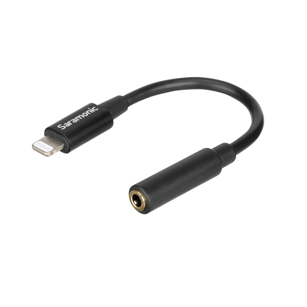 Кабель Saramonic SR-C2002 переходник с 3,5мм TRS на Lightning, длина 6 см