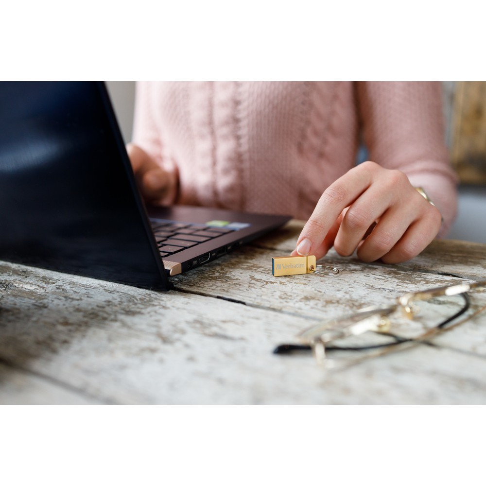 Флеш-накопитель Verbatim Metal Executive USB 3.2 Gen1 32GB R/W 80/25 МБ/с